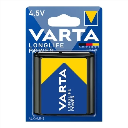 Batterie Akaline Varta 4.5V Longlife Power (1 Unità)
