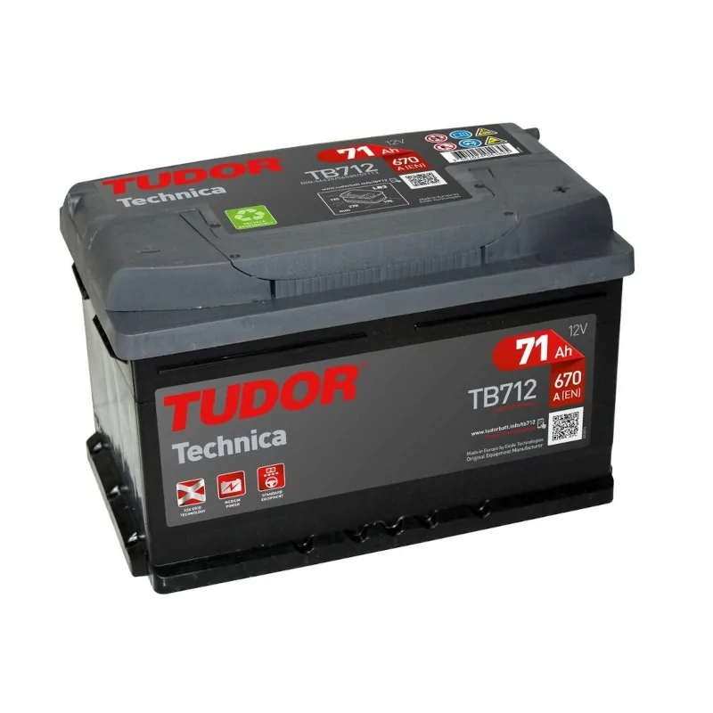 Batería Tudor Technica TB712