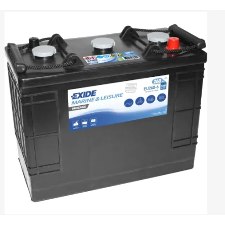 Batería Exide EU260-6 260Ah 6V