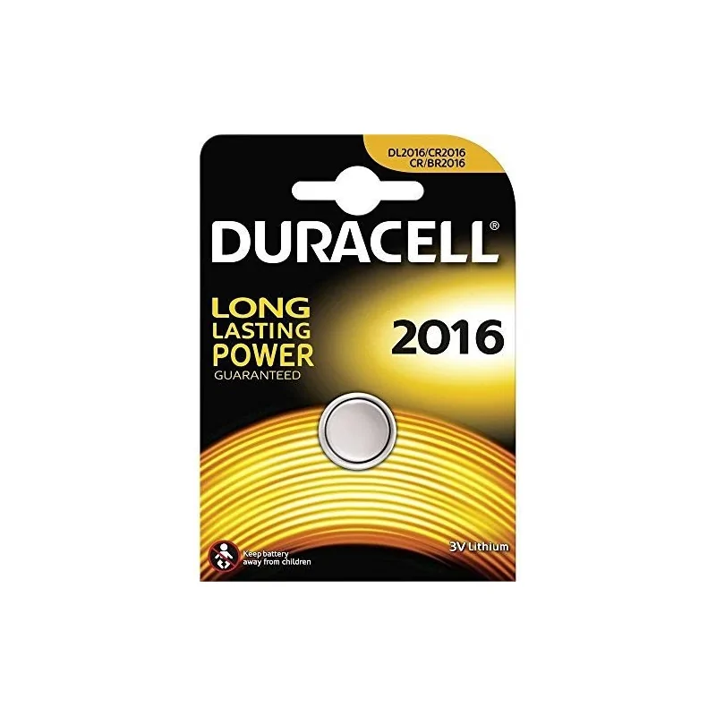Batterie a Bottone al Litio Duracell 2016