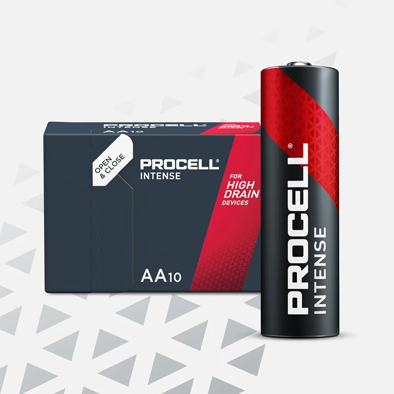 Batterie Alcaline Procell AA Intense (10 Unità)