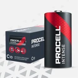 Batterie Alcaline Procell C Intense (10 Unità)