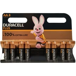 Duracell AA LR6 MN1500 Alkaline Batterien Plus Power (8 Stück)