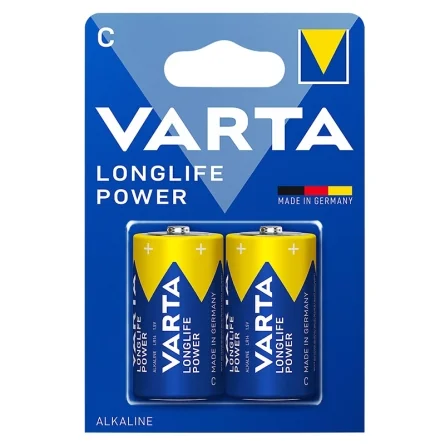 Batterie Akaline Varta C Longlife Power (2 Unità)