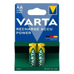 Batterie ricaricabili AA Varta 2600mah blister da 2 unità