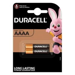 Batterie Alcaline Duracell AAAA Long Lasting Power (2 Unità)