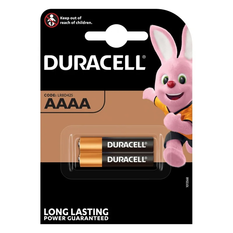 Duracell AAAA Alkaline Batterien Long Lasting Power (2 Stück)