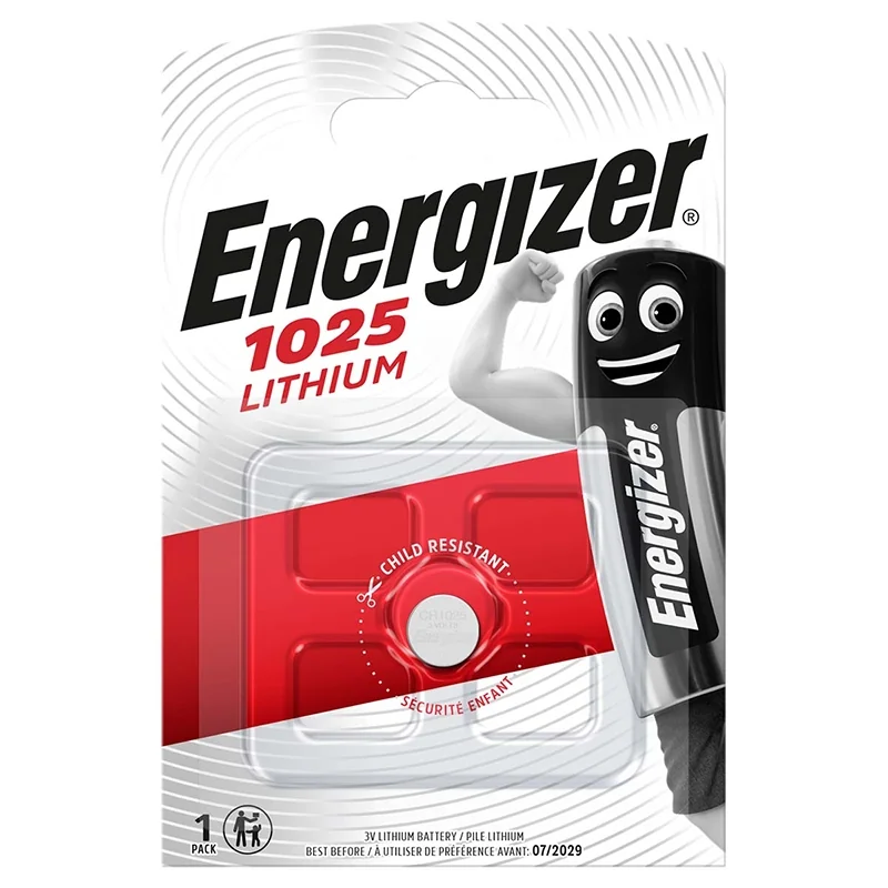 Energizer CR1025 Lithium Lithium-Knopfzellen (1 Stück)