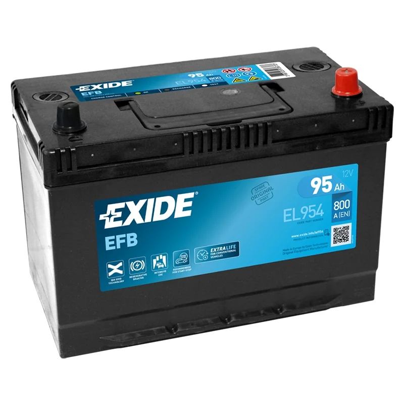 Batterie Exide Start Stop EFB EL954 95Ah