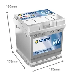 Nuova batteria Varta B36 SLI 44Ah