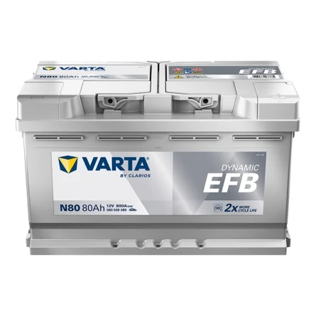 Nuova batteria Varta N80 Start Stop EFB 80Ah
