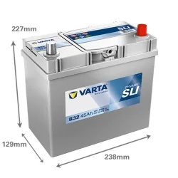 Neue batterie Varta B32 SLI 45Ah
