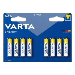 Batterie Akaline Varta Energy AAA (8 Unità)