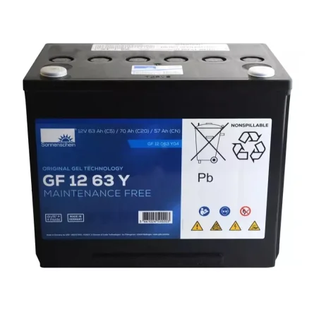 Gel-Batterie Sonnenschein GF 12 63 Y 12V 70Ah