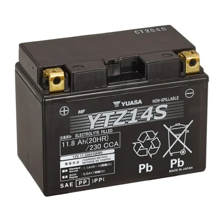 Batterie Yuasa YTZ14S AGM 11.8Ah