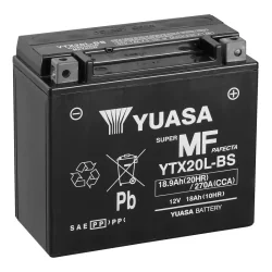 Batería Yuasa YTX20L-BS AGM 18.9Ah