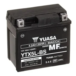 Batería Yuasa YTX5L-BS AGM 4.2Ah