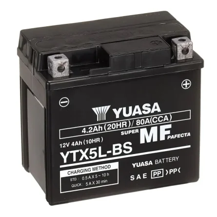 Batería Yuasa YTX5L-BS AGM 4.2Ah