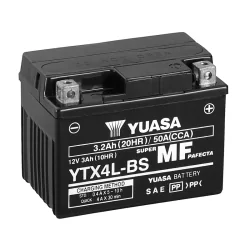 Batteria Yuasa YTX4L-BS AGM 3.2Ah