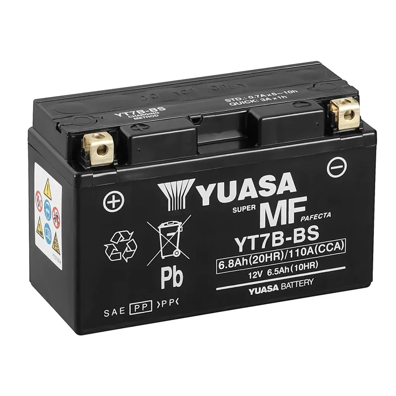 Batteria Yuasa YT7B-BS AGM 6.8Ah