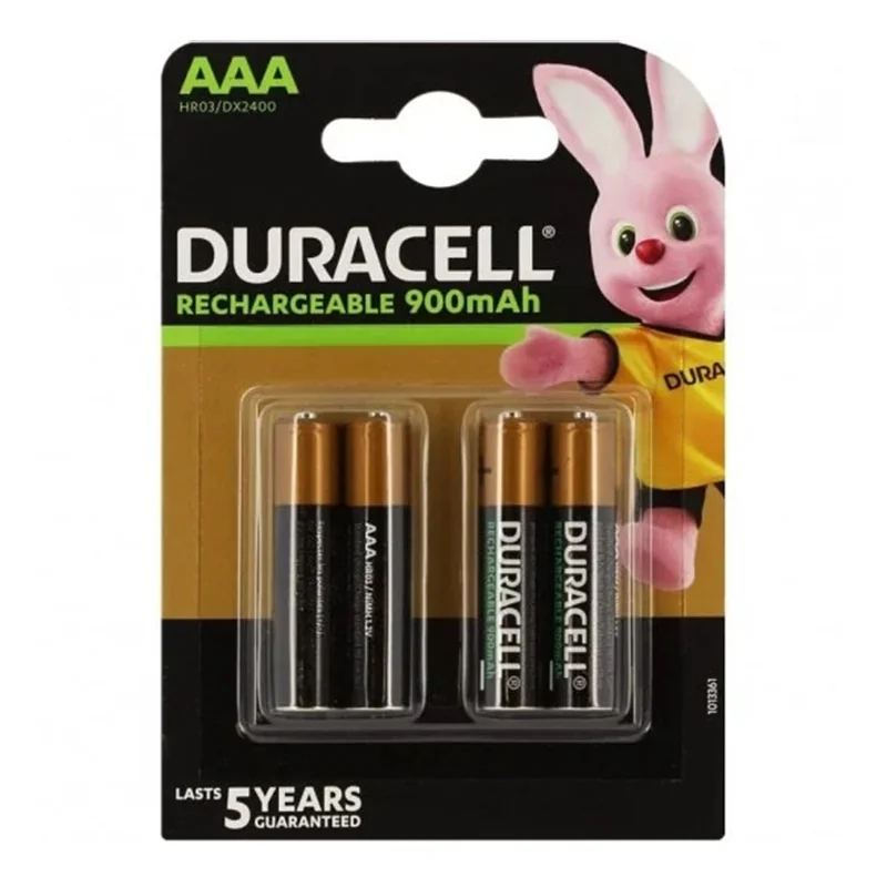 Wiederaufladbare batterien Duracell AAA 900mah