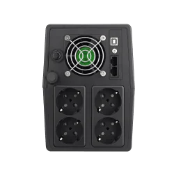 UPS Phasak 2000VA LCD USB con protezione per connettore RJ45