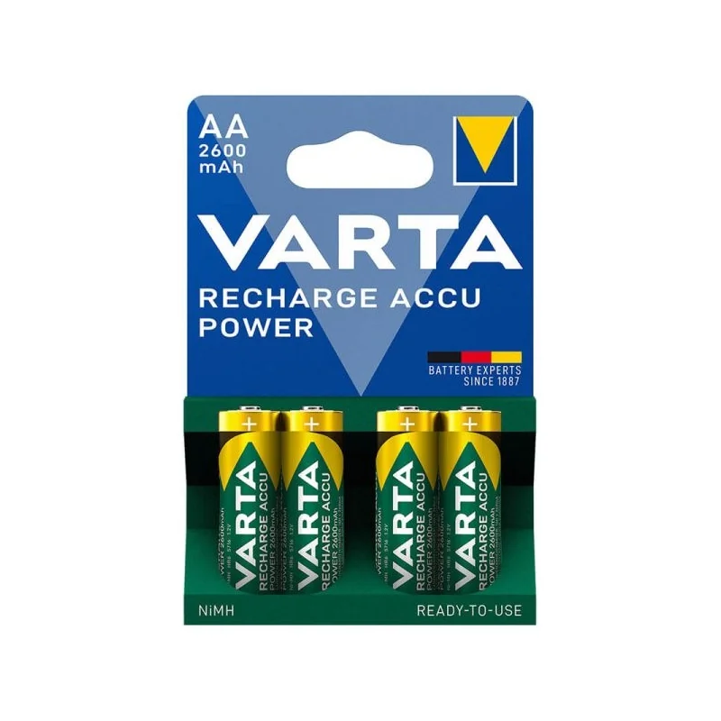 Pilas Recargables AA Varta 2600mah