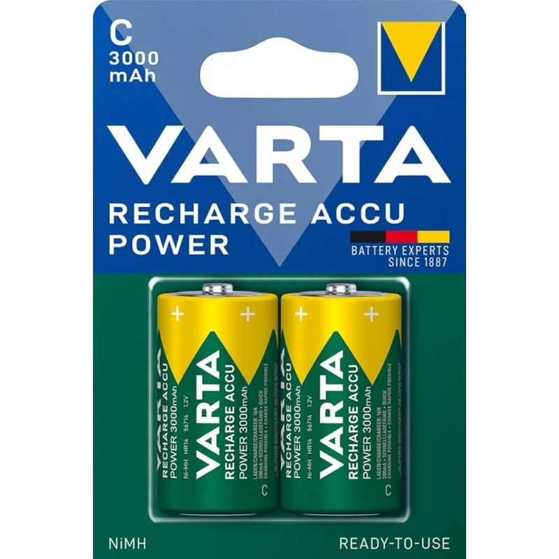 Batterie ricaricabili Varta C 3000 mAh