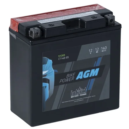 Batteria IntAct AGM CT14B-BS 12Ah 140A