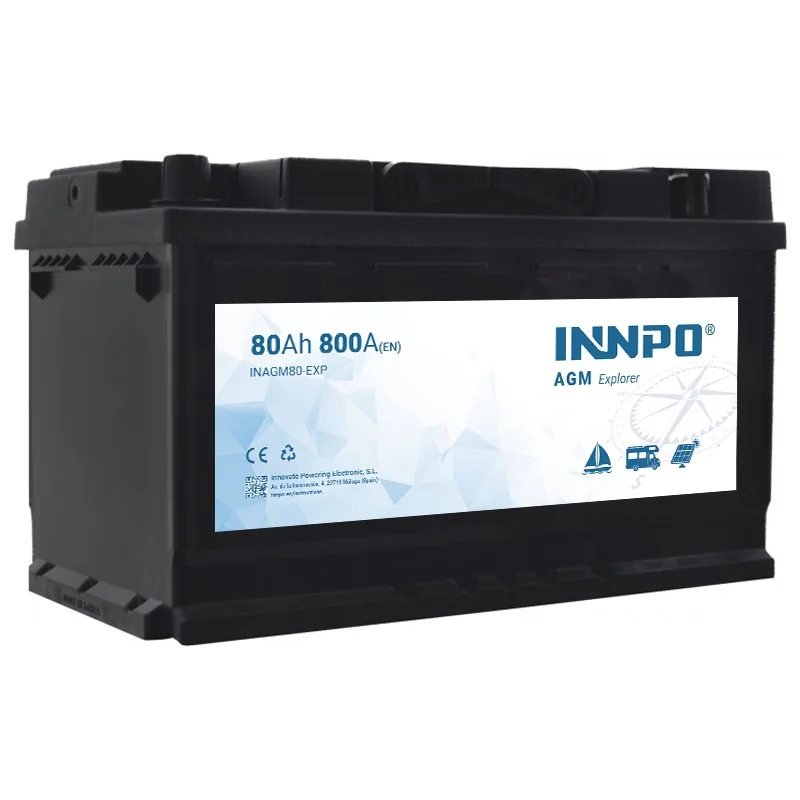 Batteria INNPO AGM 80Ah Explorer