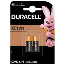 Pilas Alcalinas Duracell N LR1 E90 Plus Power (2 Unidades)