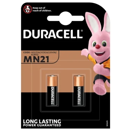 Batterie Alcaline Duracell MN21 Long Lasting Power (2 Unità)