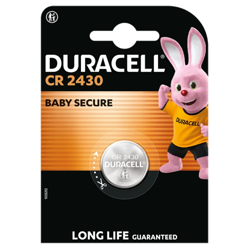 Duracell 2430 Lithium-Knopfzellen (1 Stück)