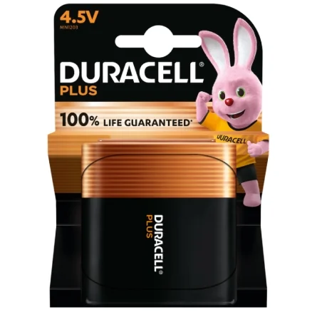 Pilas Alcalinas Duracell 4.5V 3LR12 MN1203 Plus Power (1 Unidad)