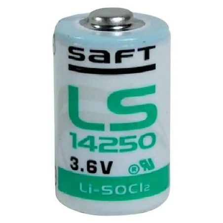 Pila Litio Standard 1/2 AA Saft LS 14250 3.6V Li-SOCl2