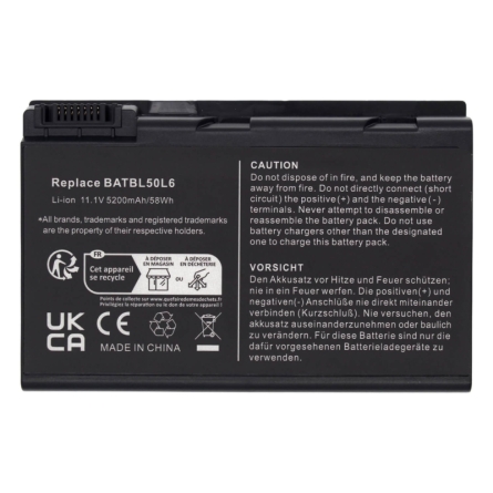 Batería para portátil ACER BATBL50L4 BATBL50L6 BATBL50L8 BATBL50L8H BATCL50L4 11.1V