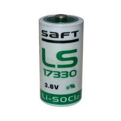 Pila Litio Standard
2/3 A Saft LS 17330 3.6V Li-SOCl2