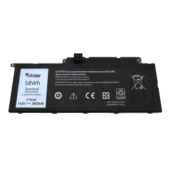 Batería para portátil DELL INSPIRON 15 7537 17 7737 F7HVR