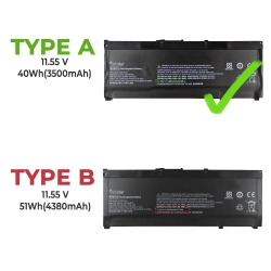 Batería para portátil HP SR03XL SR03052XL 11.55V