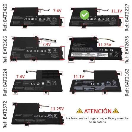 Batteria del portatile per LENOVO IDEAPAD 300S 310S-14ISK 500S-14ISK L14M2P21