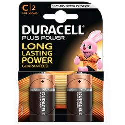 Duracell Plus Power C LR14 Batterien (2 Stück)