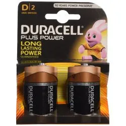 Batterie Alcaline Duracell D LR20 MN1300 Plus Power (2 Unità)