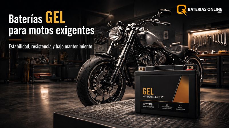 Batería GEL para motos exigentes